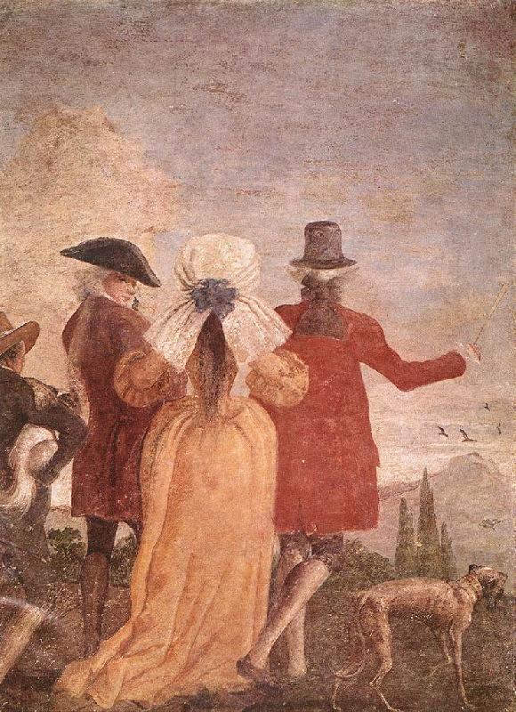 TIEPOLO, Giovanni Domenico The Promenade art oil painting image